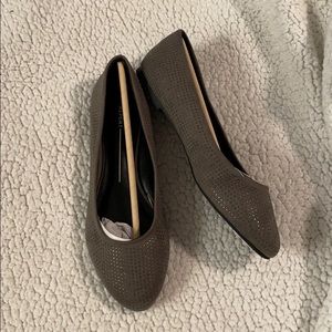 REPORT Studded Ballet Flats - 9 - Taupe
